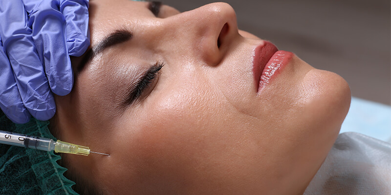 Woman Getting A Liquid Face Lift